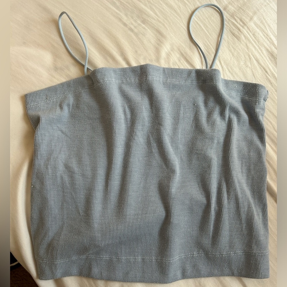 Light Blue American Eagle Cropped tank top